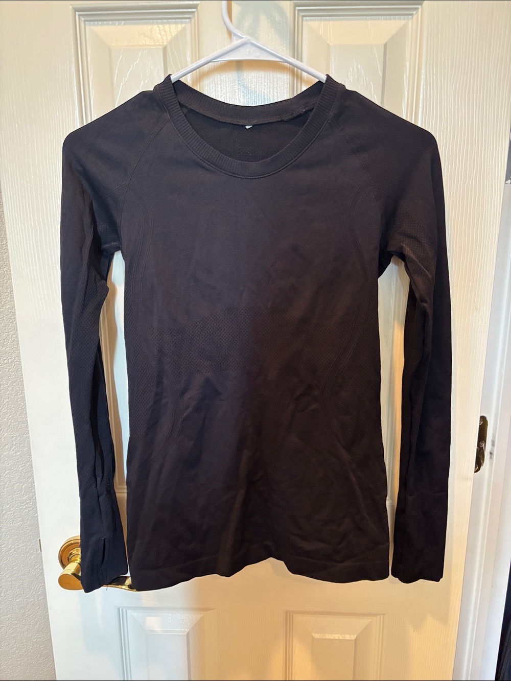 Lululemon Swiftly Tech Long Sleeve Shirt 2.0 Race Length Black Size 6